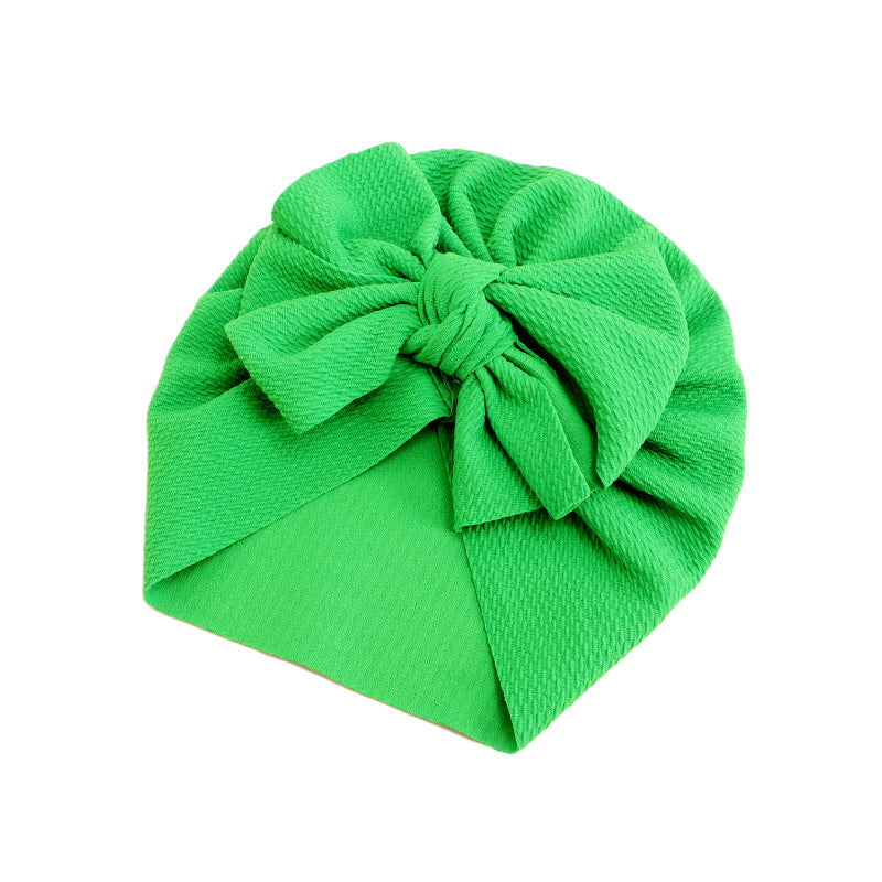 Turban Hat for Baby Infant Cap Hats with Bow Knot Soft Cute Beanie JDKT-18A