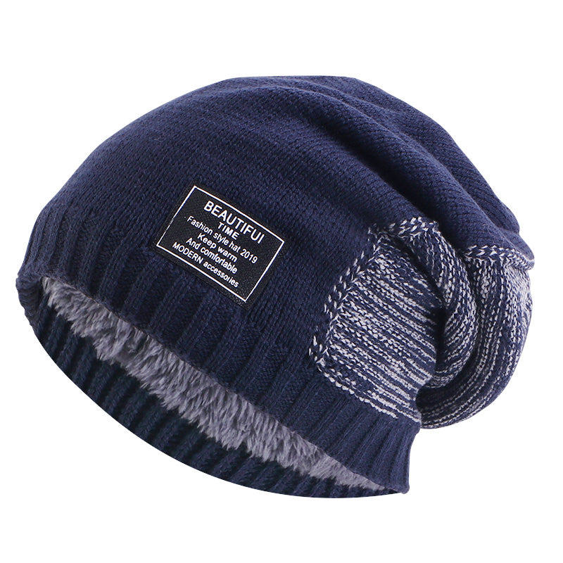 Winter Warm Plus Velvet Running Caps Men Women Protect Ear Knitted Hats JDM-02D