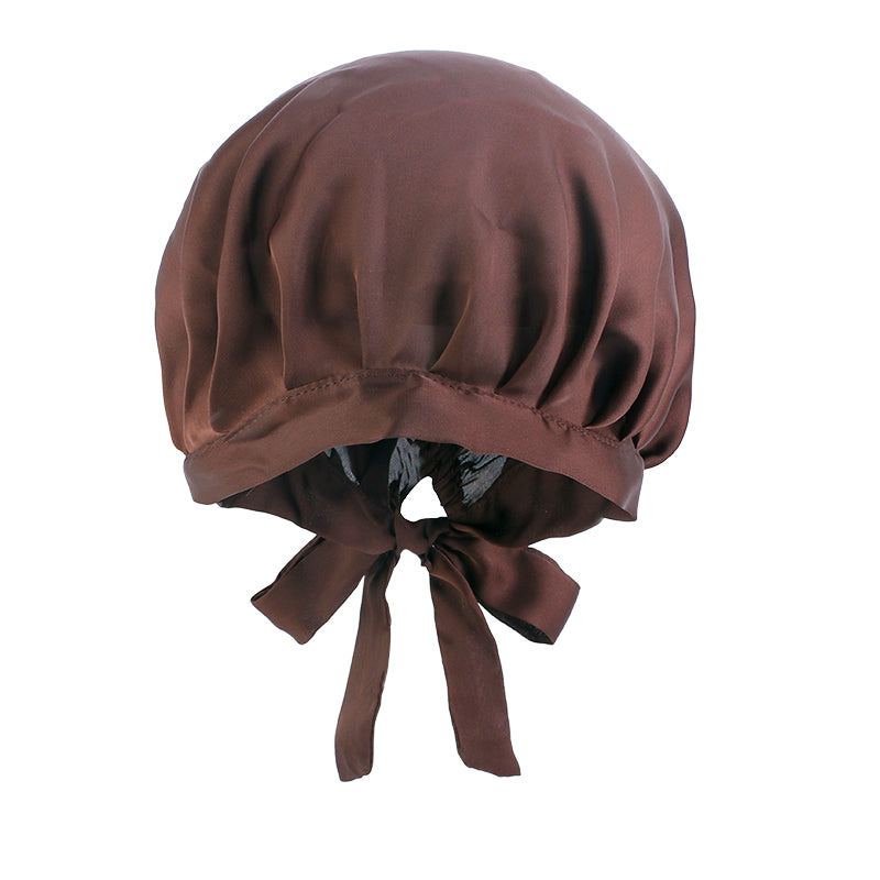 Silky Sleeping Cap Hair Wrap Adjustable Elastic Band Beanie TJM-475
