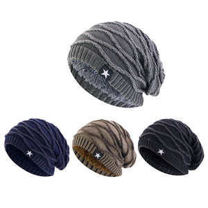 Winter Warm Hats Beanie Hat for Men and Women Knit Slouchy Thick Skull Cap JDM-02C