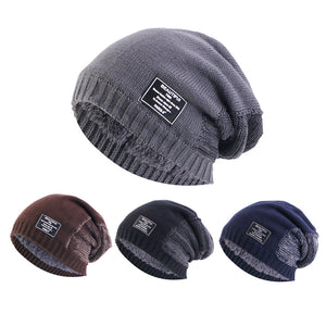 Winter Warm Plus Velvet Running Caps Men Women Protect Ear Knitted Hats JDM-02D