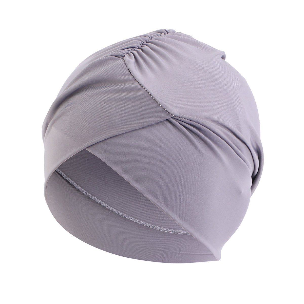 Unisex Swimming Turban Cap Head Wrap Solid Elastic Headband JDT-50