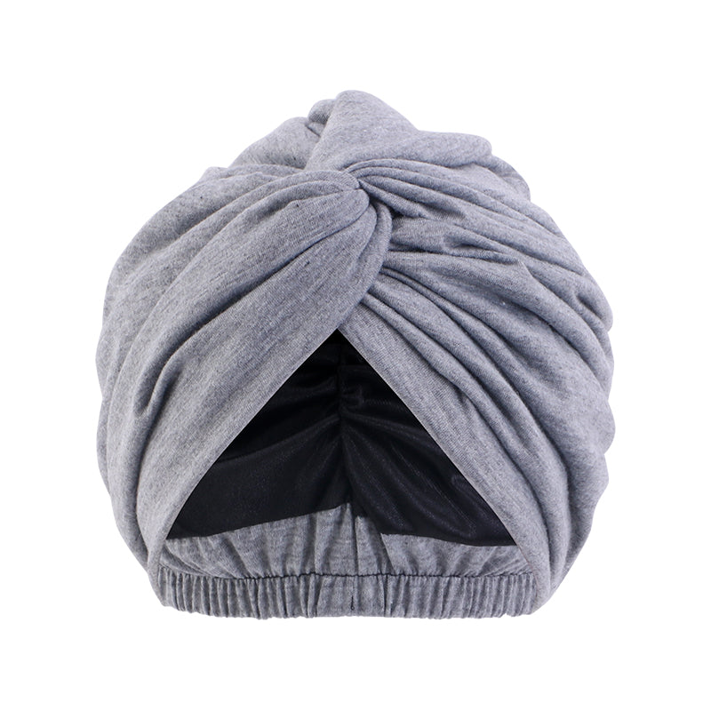 Turbans for Women Silk Satin Lined Turban Head Wrap Adjustable Twisted Turban JDT-473C