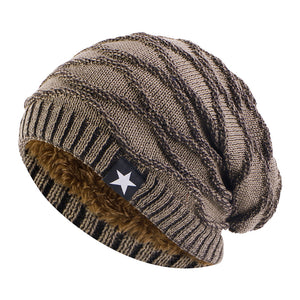 Winter Warm Hats Beanie Hat for Men and Women Knit Slouchy Thick Skull Cap JDM-02C