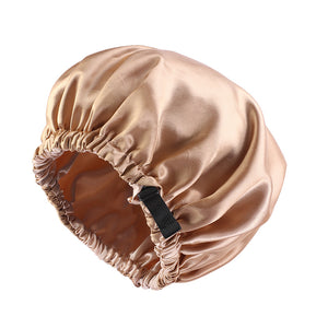 Satin Silky Bonnet Sleep Cap for Women Reversible Adjustable Satin Cap TJM-256C-4