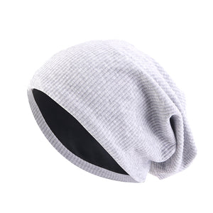 Unisex Plain Cotton Slouchy Beanie Hat Skull Chemo Cap JDU-134C