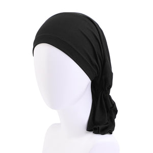 Headwear Pre Tied Chemo Head Scarf turban head wraps for women hijab TJM-463