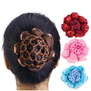 Sequined Crochet Hair Net for Women Girls Snood Bun Cover FW-01