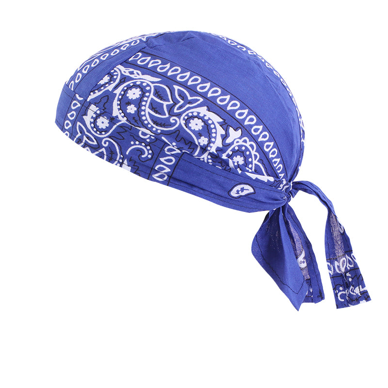 Paisley cotton Do Rag head wrap durag Sweat-Wicking Beanie Cap TJM-09