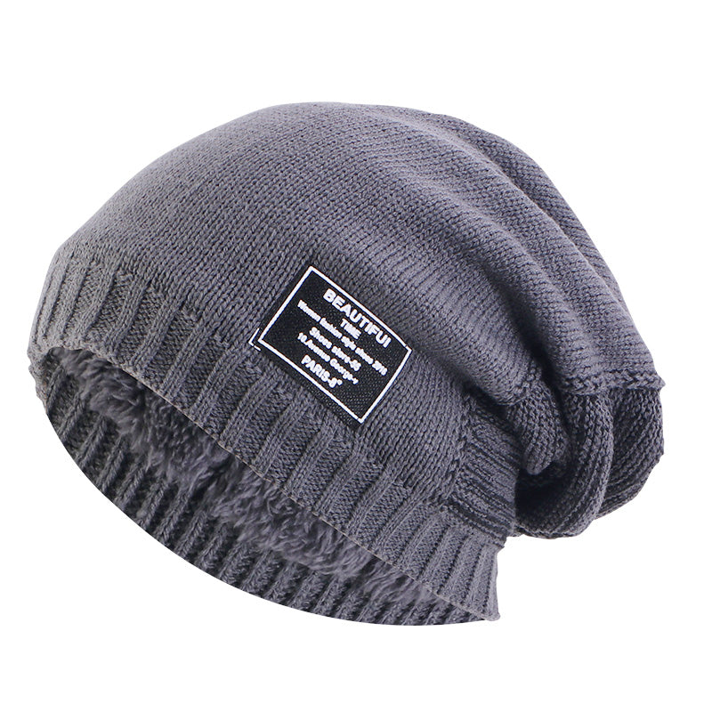 Winter Warm Plus Velvet Running Caps Men Women Protect Ear Knitted Hats JDM-02D