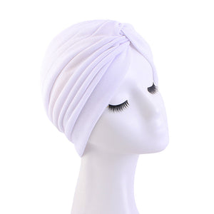 Thickness twist ruffle turban head wrap Muslim Inner Hijab JDT-165